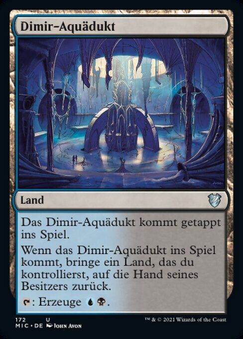 Dimir-Aquädukt MIC-172 Uncommon Near Mint Deutsch