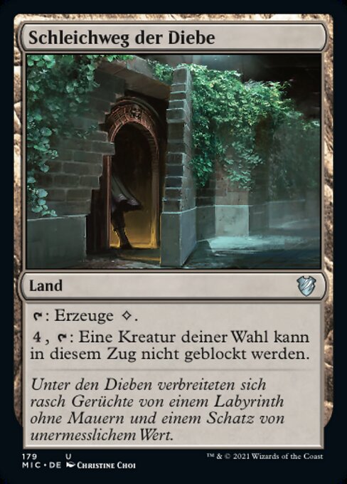 Schleichweg der Diebe MIC-179 Uncommon Near Mint Deutsch