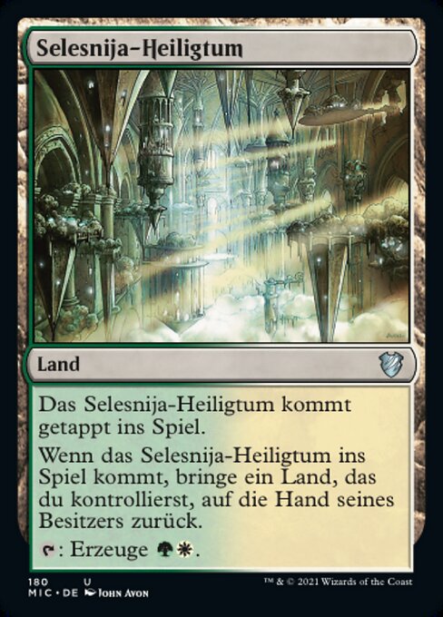 Selesnija-Heiligtum MIC-180 Uncommon Near Mint Deutsch