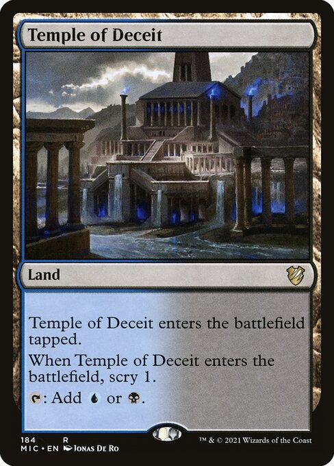 Temple of Deceit MIC-184 Rare Near Mint Englisch