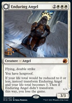 Enduring Angel // Angelic Enforcer PMID-17 Mythic Near Mint Deutsch Foil