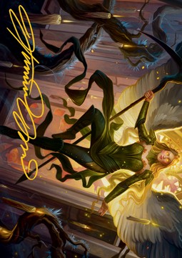 Art Series: Sigarda, Champion of Light (V.2) XMID-A68 Tip Card Near Mint Englisch