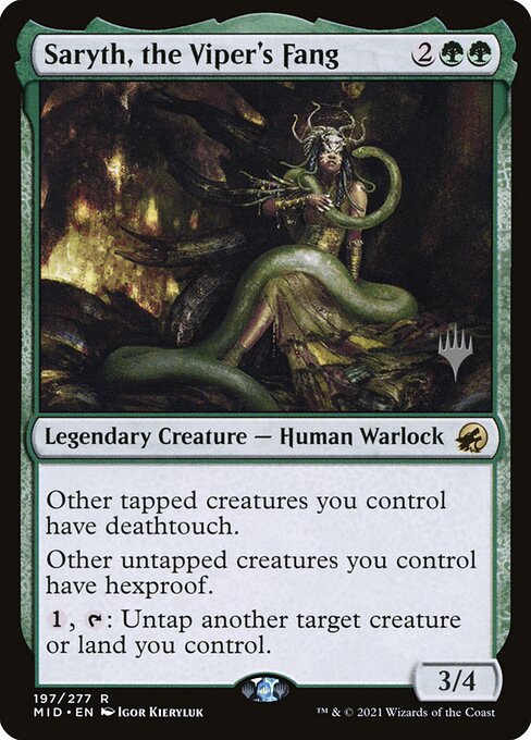 Saryth die Viper (V.2) PMID-197 Rare Excellent Deutsch Foil