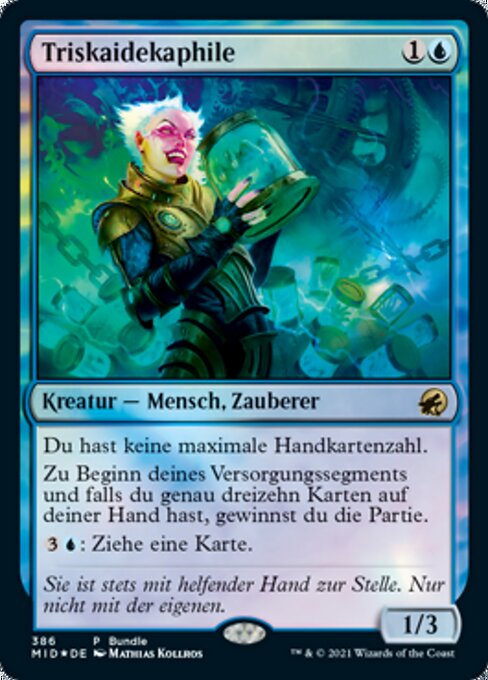 Triskaidekaphile (V.3) PMID-386 Rare Near Mint Deutsch Foil