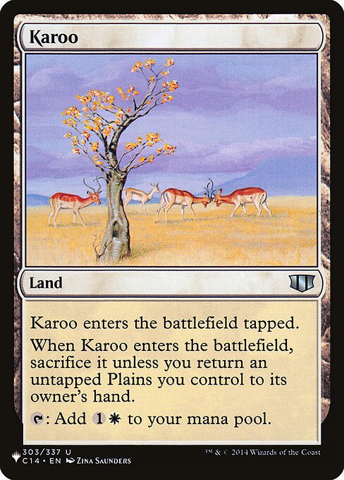 Karoo ZNL-303 Uncommon Excellent Englisch