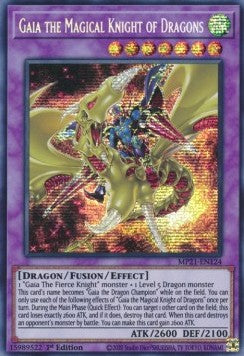 Gaia der magische Ritter der Drachen MP21-124 Secret Rare Excellent Deutsch 1. Auflage