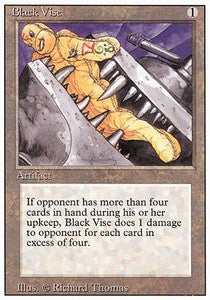 Black Vise 3ED- Uncommon Light Played Englisch