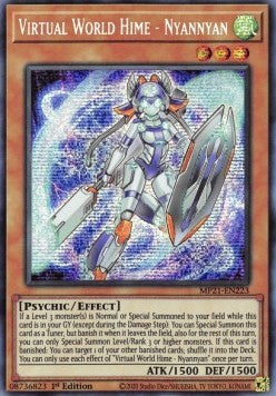 Virtual World Hime - Nyannyan MP21-223 Secret Rare Near Mint Englisch 1. Auflage