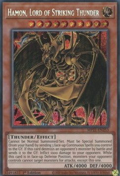 Hamon, Lord of Striking Thunder MP21-EN253 Secret Rare Near Mint Englisch 1. Auflage