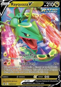 Rayquaza V SWSH-147 Promo Excellent Deutsch