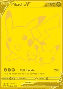 Pikachu V SWSH-145 Promo Near Mint Deutsch