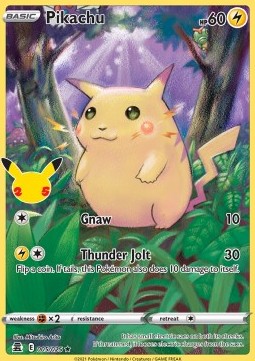 Pikachu CEL-005 Holo Rare Near Mint Englisch