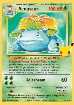Bisaflor CEL-BS 15 Holo Rare Light Played Deutsch