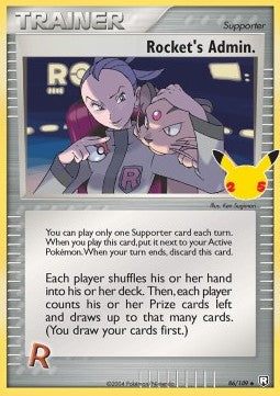 Rocket's Admin. CEL-TRR 86 Uncommon Excellent Englisch