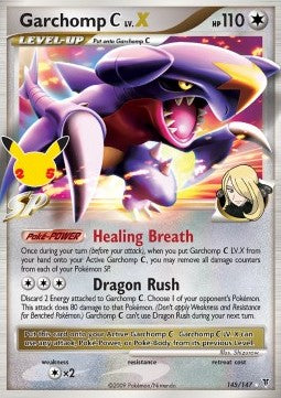 Garchomp [C] LV.X CEL-SV 145 Holo Rare Near Mint Englisch