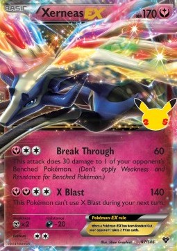 Xerneas EX CEL-XY 97 Ultra Rare Near Mint Deutsch