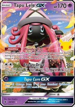 Tapu Lele GX CEL-GRI 60 Ultra Rare Excellent Englisch