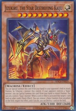 Jizukiru, der sternenzerstörende Kaiju SDCS-019 Common Near Mint Deutsch 1. Auflage