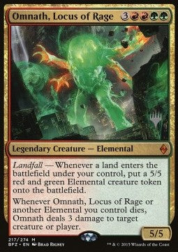 Omnath, der Sammelpunkt des Zorns PAFR-217 Mythic Excellent Deutsch