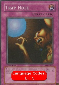 Fallgrube (V.1) LOB-046 Super Rare Excellent Deutsch