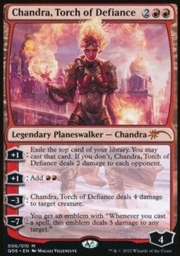 Chandra, Fackel des Widerstands MTGP-6 Mythic Excellent Englisch
