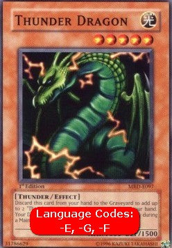 Donnerdrache (V.1) MRD-097 Common Excellent Deutsch