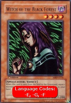 Hexe vom schwarzen Wald (V.1) MRD-116 Rare Light Played Deutsch