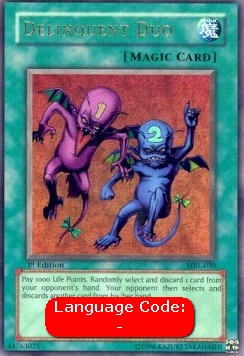Delinquent Duo (V.2) MRL-EN039 Ultra Rare Poor Englisch