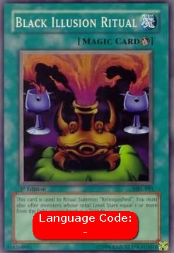 Black Illusion Ritual MRL-051 Super Rare Good Englisch