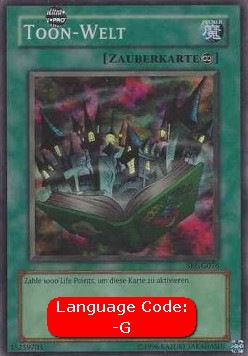 Toon-Welt (V.1) SRL-076 Super Rare Excellent Deutsch