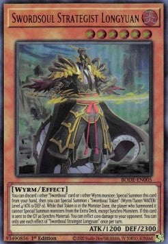 Schwertseelen-Stratege Longyuan BODE-005 Ultra Rare Excellent Deutsch 1. Auflage