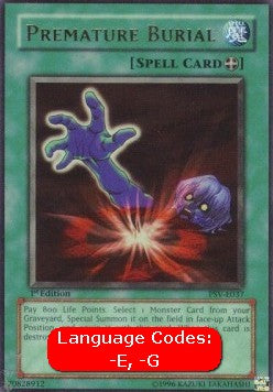Voreiliges Begräbnis (V.1) PSV-037 Ultra Rare Excellent Deutsch