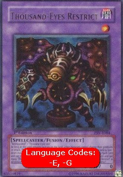 Tausendäugiges Opfer (V.1) PSV-084 Ultra Rare Excellent Deutsch