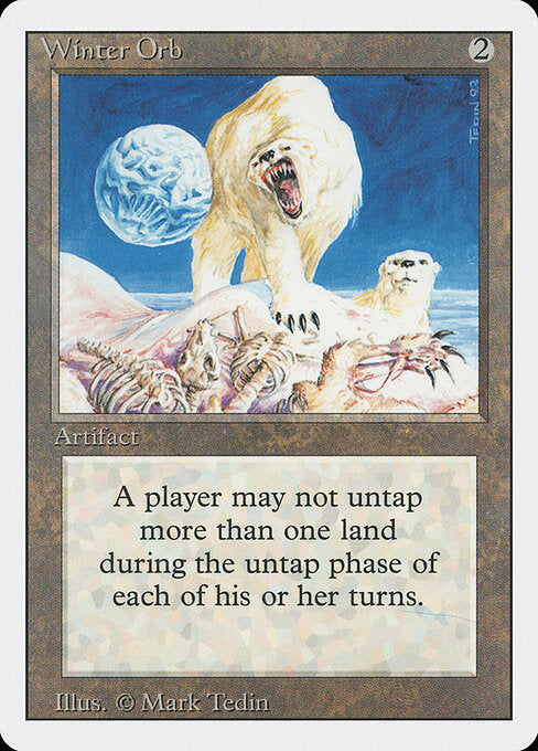 Winter Orb 3ED- Rare Good Englisch