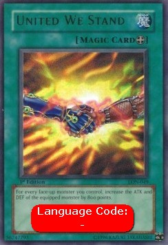 United We Stand LON-049 Ultra Rare Played Englisch