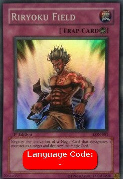 Riryoku Field LON-081 Super Rare Played Englisch