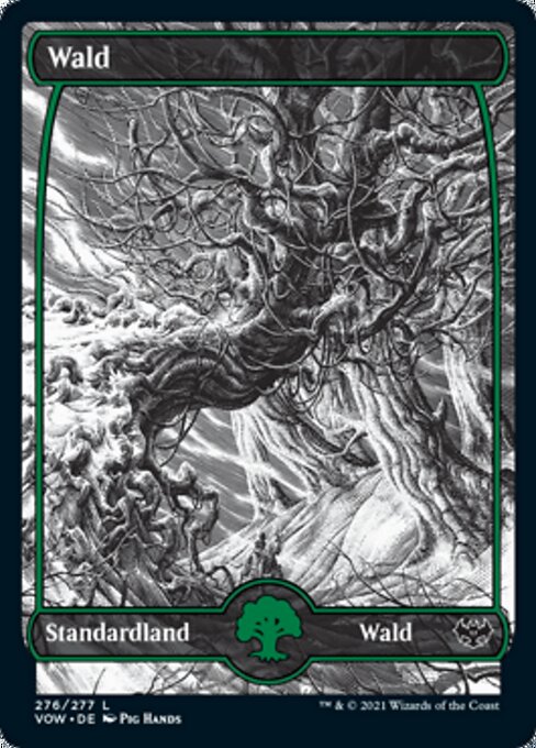 Wald (V.1) VOW-276 Land Near Mint Deutsch Foil