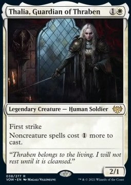 Thalia, Guardian of Thraben VOW-38 Rare Excellent Englisch