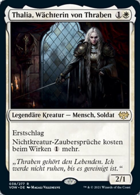 Thalia, Wächterin von Thraben VOW-38 Rare Near Mint Deutsch