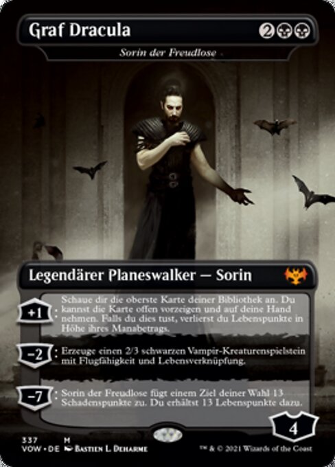 Sorin der Freudlose (V.3) XVOW-337 Mythic Near Mint Deutsch