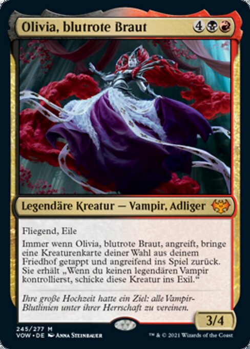 Olivia, blutrote Braut VOW-245 Mythic Near Mint Deutsch