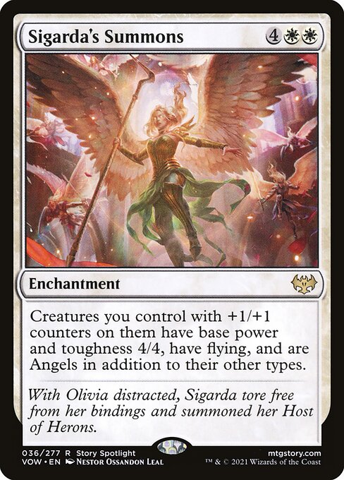 Sigarda's Summons VOW-36 Rare Near Mint Englisch
