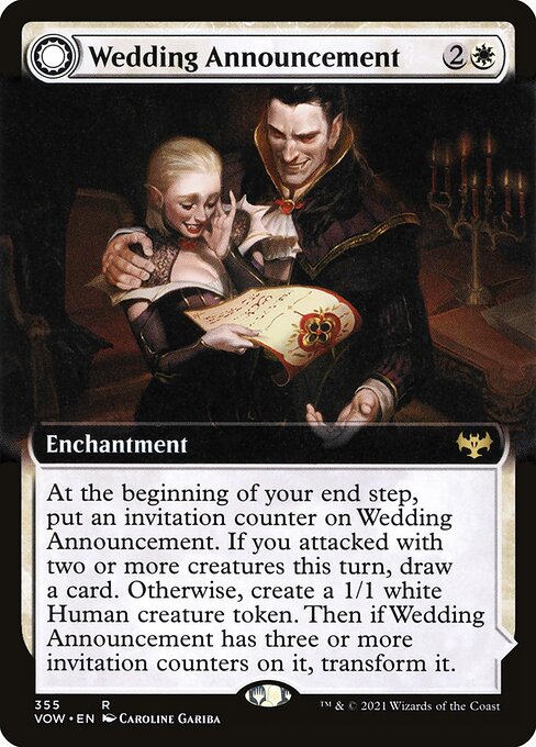 Hochzeitsankündigung // Hochzeitsfeier XVOW-355 Rare Near Mint Englisch