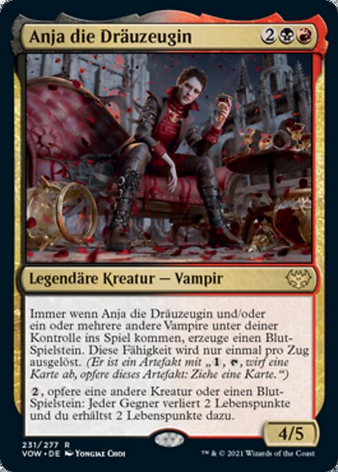 Anja die Dräuzeugin VOW-231 Rare Near Mint Deutsch