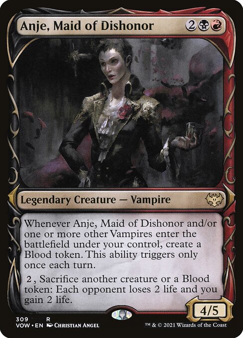 Anje, Maid of Dishonor XVOW-309 Rare Near Mint Englisch
