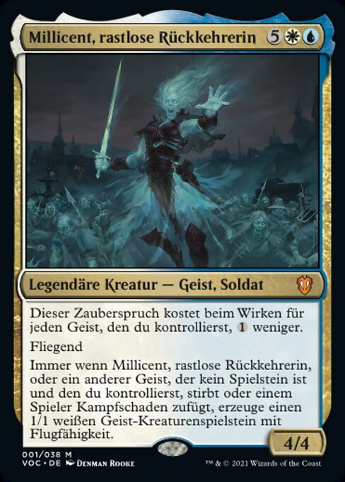 Millicent, rastlose Rückkehrerin (V.1) VOC-1 Mythic Excellent Deutsch