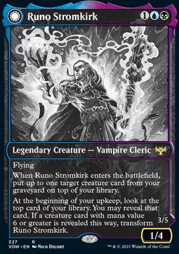 Runo Stromkirch // Krothus, Herr der Tiefen (V.2) XVOW-327 Rare Near Mint Deutsch Foil
