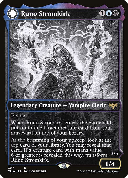 Runo Stromkirch // Krothus, Herr der Tiefen (V.2) XVOW-327 Rare Near Mint Deutsch Foil