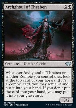 Erzghul von Thraben VOW-93 Uncommon Near Mint Englisch Foil