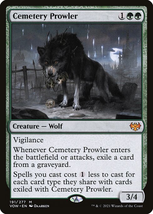 Cemetery Prowler VOW-191 Mythic Excellent Englisch